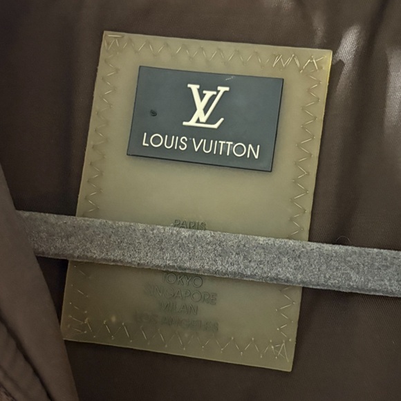 Louis Vuitton Brown Faux Fur Jacket - Picture 3 of 4